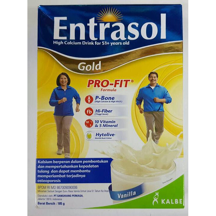 

Susu Entrasol Gold 185 gr