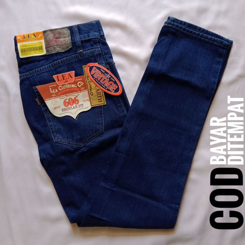 CELANA PANJANG JEANS STANDAR | MURAH | DENIM Mrek Lea 6o6