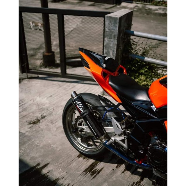 KNALPOT VILLAN RUNNER2 LONG FULL CARBON FULL SYSTEM CBR250 NINJA250 R25