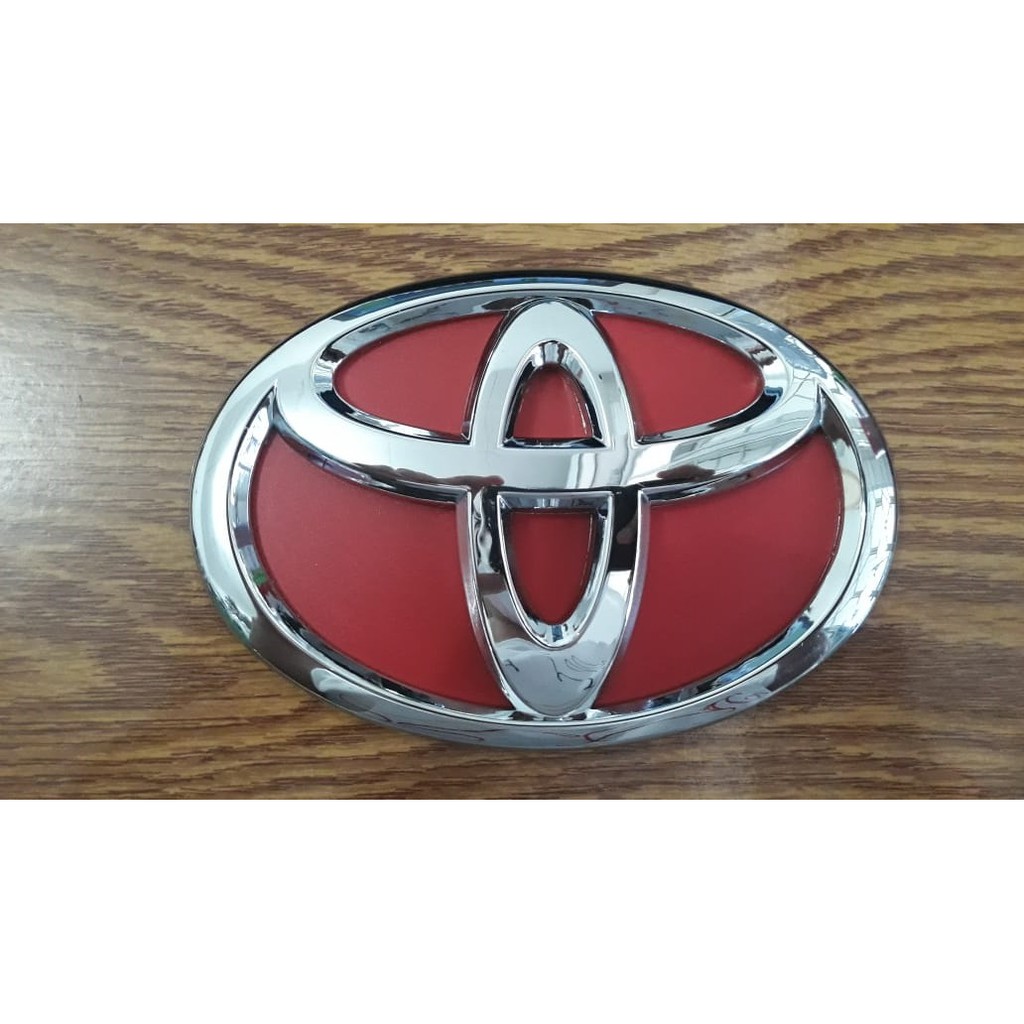 Emblem Logo Toyota Grand Avanza Calya Merah 15 cm