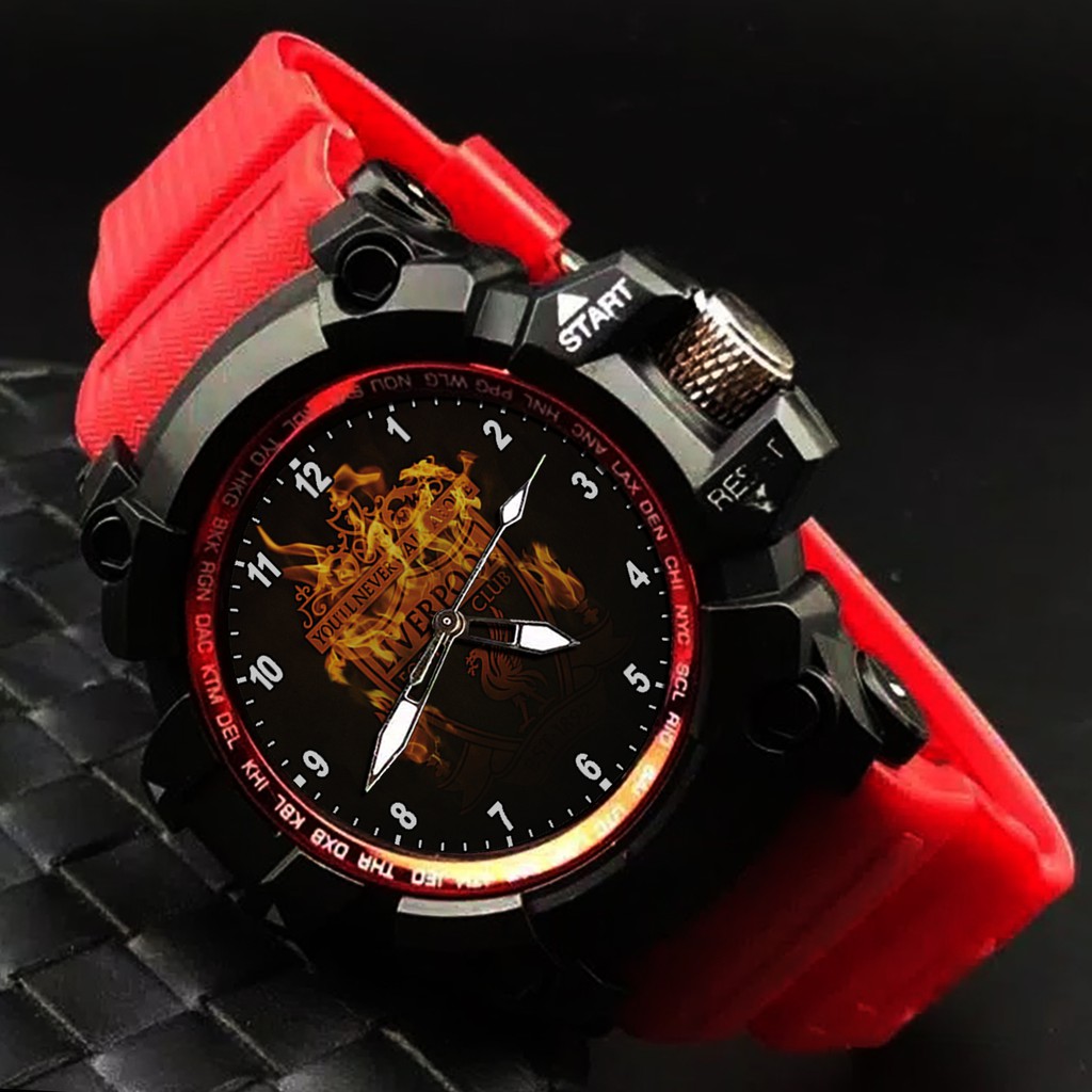 (EXCLUSIVE) JAM TANGAN LIVERPOOL 8 (STRAP WARNA)