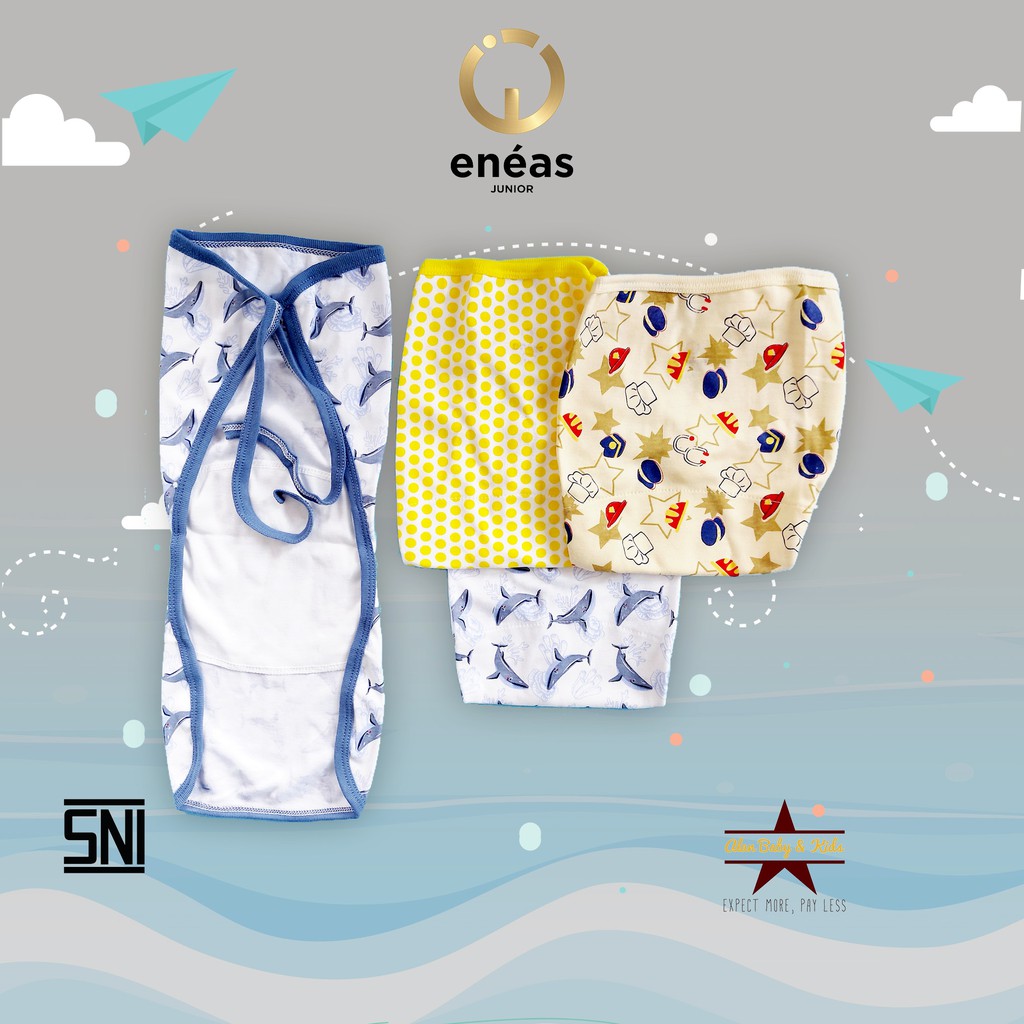 Eneas Junior Popok Tali Per 12 Pcs Motif Cowo