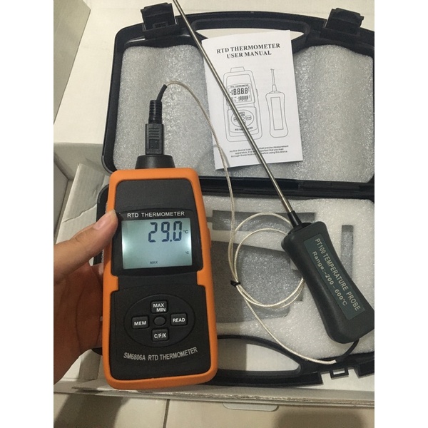 RTD Thermometer Model SM6806A Brand Sanpo