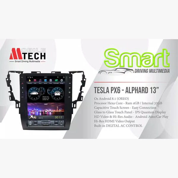 Mtech Head Unit Tesla Android Toyota Alphard Mobil