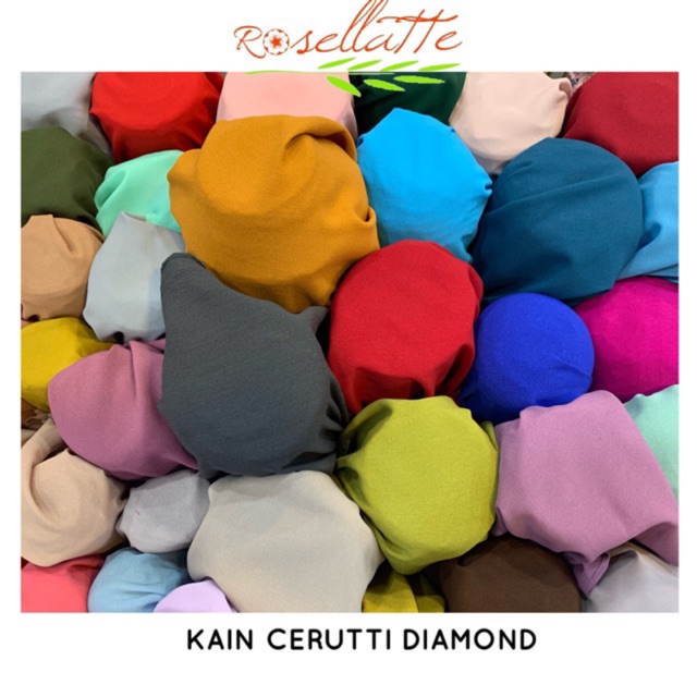 KAIN BAHAN CERUTTI DIAMOND CREPE