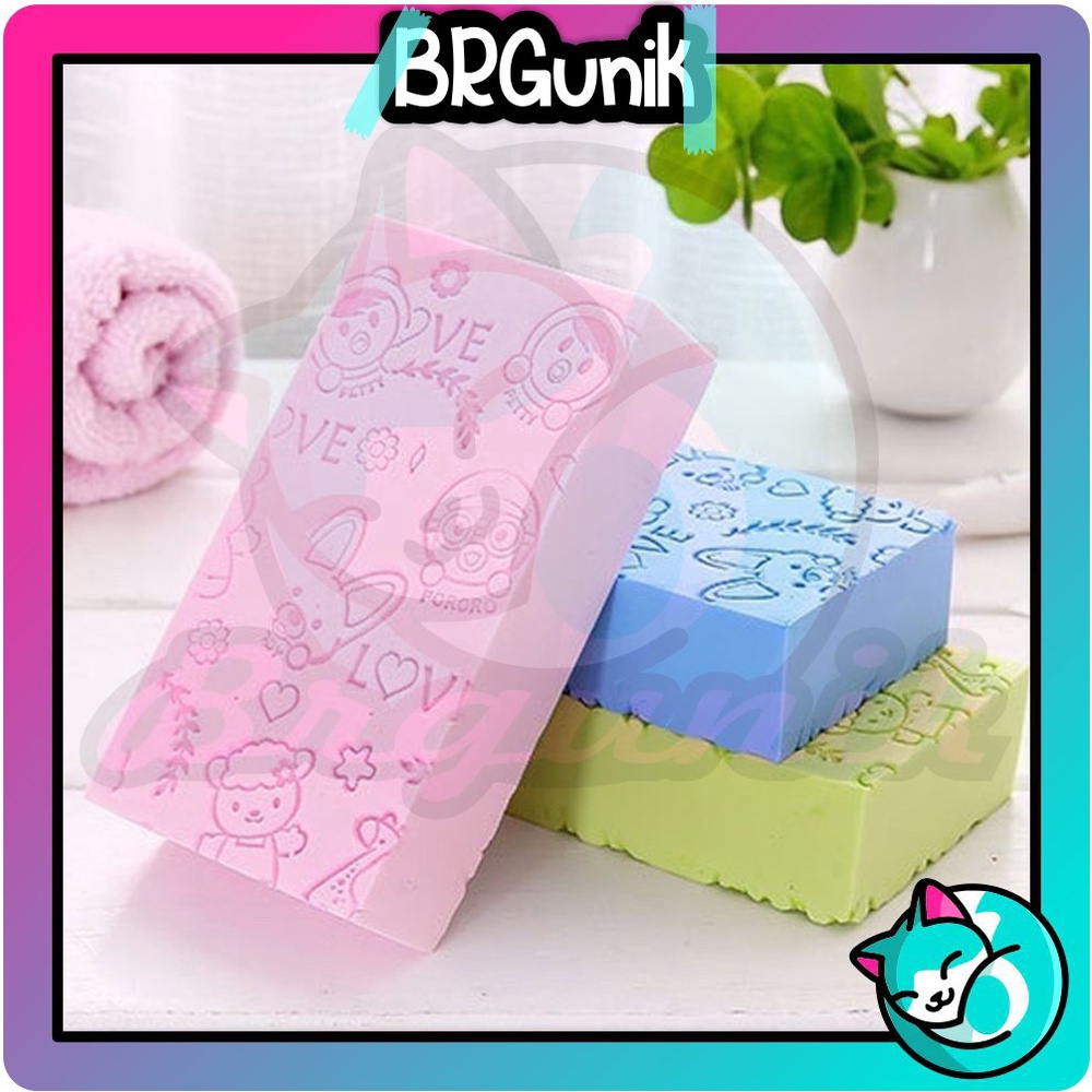 BRGUNIK Spons Mandi Daki / Sponge Daki / Spon Daki R637