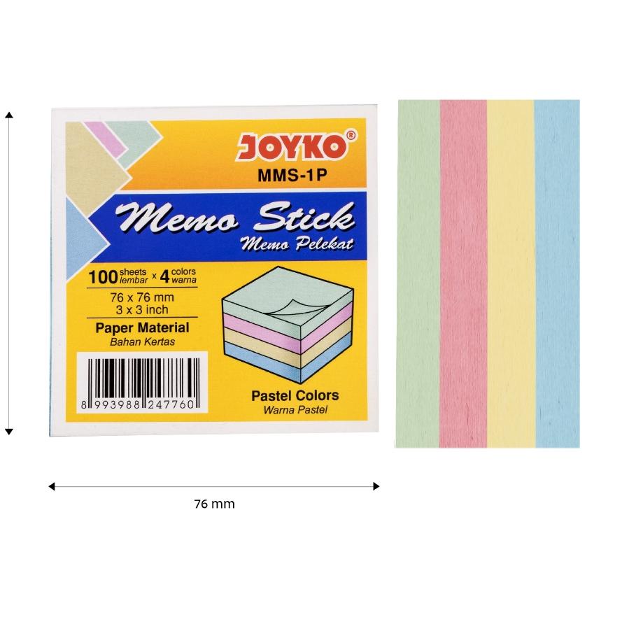 

Premium Memo Stick Sticky Note Kertas Memo / Memo Tempel Joyko MMS-1P ..