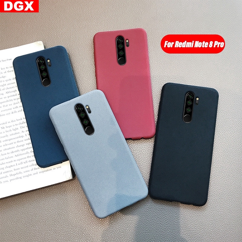 Soft Case Silikon Matte untuk Xiaomi Redmi Note 8 Note 8