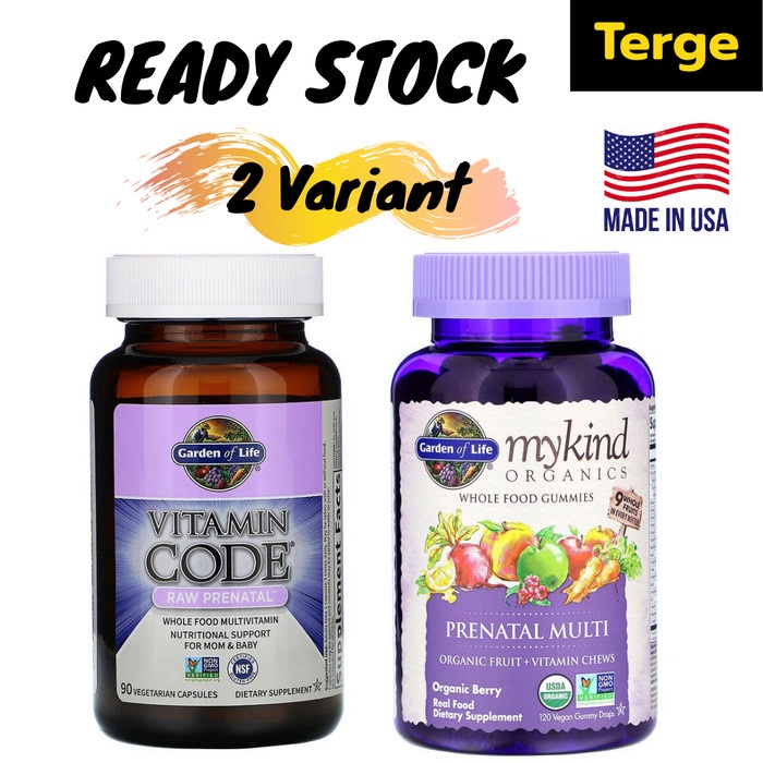 Ibu Hamil - Vitamin Ibu Hamil Pregnancy Garden Of Life Vitamin Raw Prenatal Multi - Prenatal Multi
