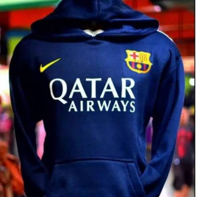 JAKET HOODIE BARCELONA FC