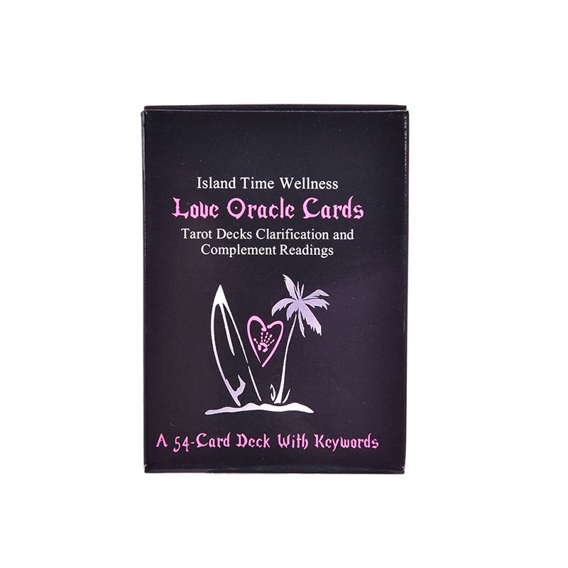 {LUCKID}54 Island Time Wellness Love Oracle Cards Tarot Card Divination Board Game Cards