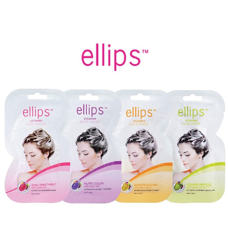 ELLIPS Vitamin Hair Mask - Masker Rambut 20gr