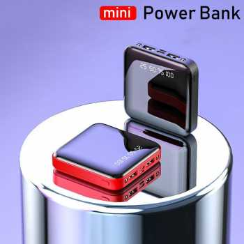 Power Bank Mini 2 Port Usb 12000 Mah Double Led Mini Power Bank 1A Senter Saku Power Handphone