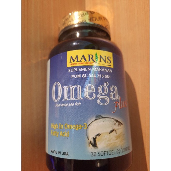 marinox omega 3 plus isi 30 softgel