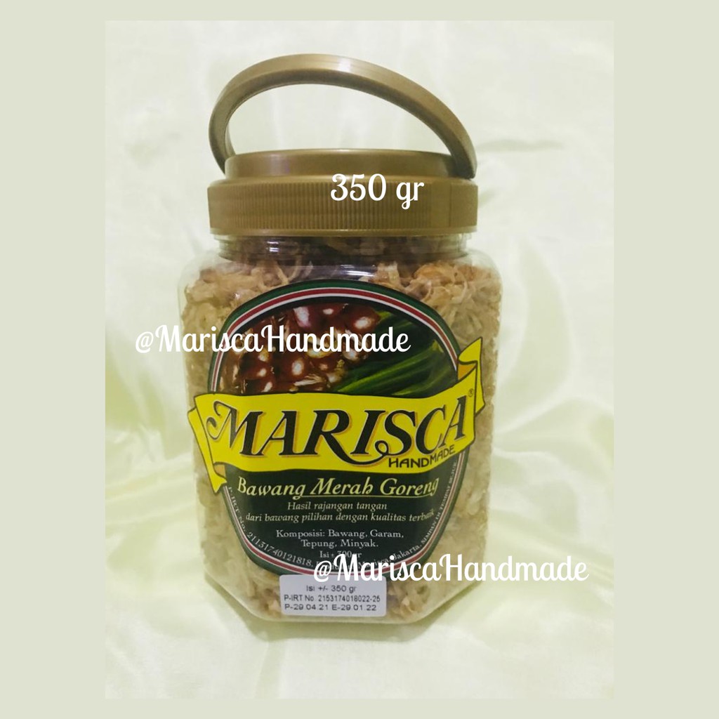 

Bawang Merah Goreng Marisca Handmade toples Large 350 gr