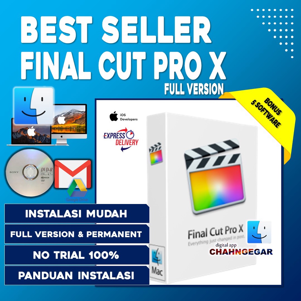 Final Cut Pro X Mac Software Editing Video Aplikasi for Mac Full Version