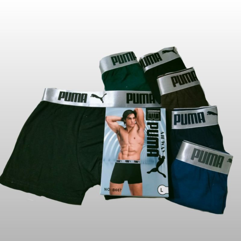 Emago - BOXER PRIA CELANA DALAM PRIA JUMBO 3PCS KOLOR / Celana Dalam Pria / Boxer Pria / Underwear / Sempak Cowo / Pakaian Dalam Murah/ boxer Warna Jumbo