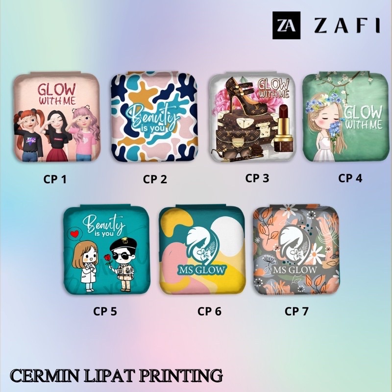 Cermin Ms glowKaca Ms Glow Cermin Ms Cosmetic Cermin tangan Hand Mirror-4