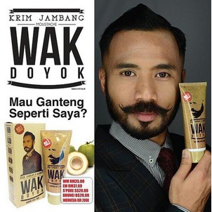 100% Original Penumbuh Jenggot, Kumis, Bulu dan Rambut Wak Doyok