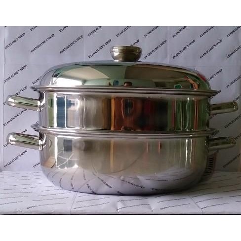 Panci Bima Prima Pot & Steamer 30 Cm (Panci Dan Kukusan Bima 30 Cm)