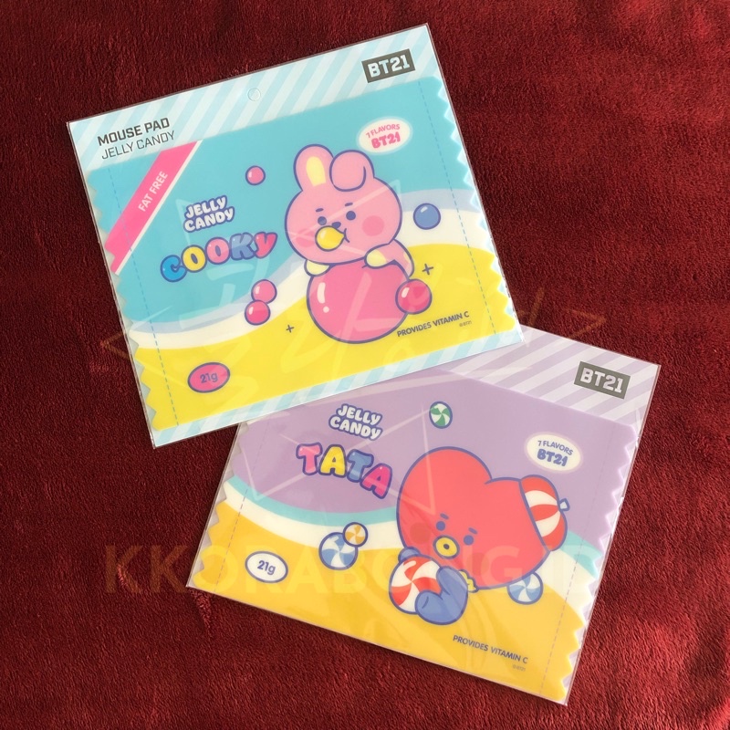 [READY] BT21 Jelly Candy Mouse Pad