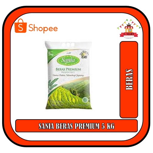 

SANIA BERAS PREMIUM 5 KG PUNEL PUTIH LEZAT BERGIZI