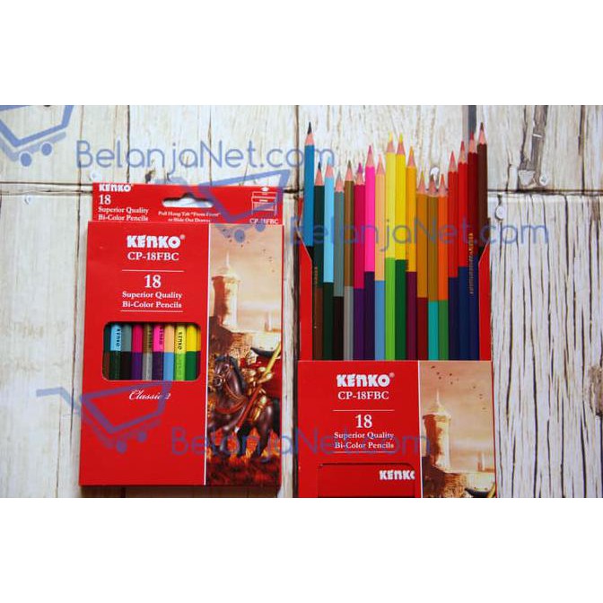 

Sale!! Pensil Warna Kenko Bi Color 36 Warna Cp-18Fbc Terbaru