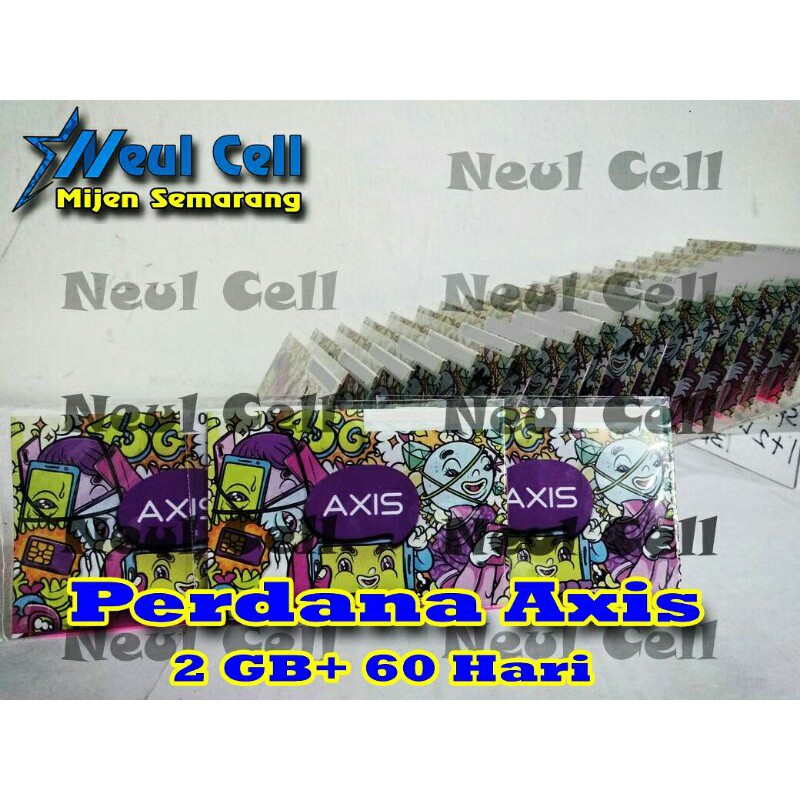 KARTU PERDANA AXIS 2 GB (60 HARI) NASIONAL