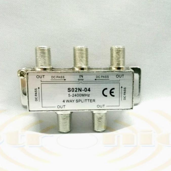 Spliter TV 4 way / spliter 4 tv otron1c5 Segera Beli