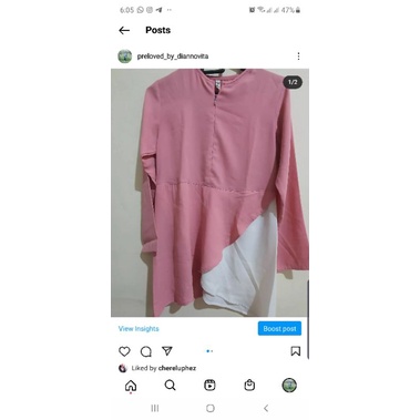 blouse Vanilla hijab