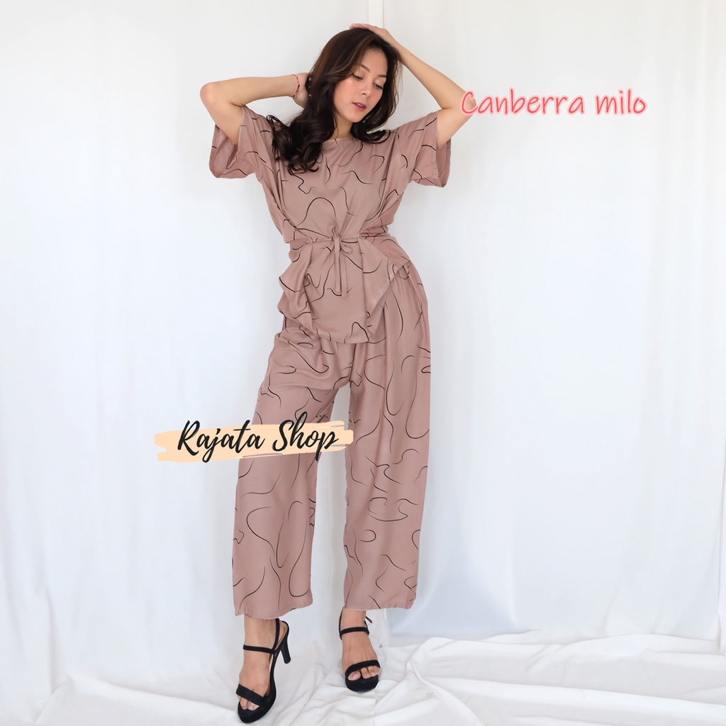 DASTER SETELAN BABYDOLL-BD CANBERRA MILO