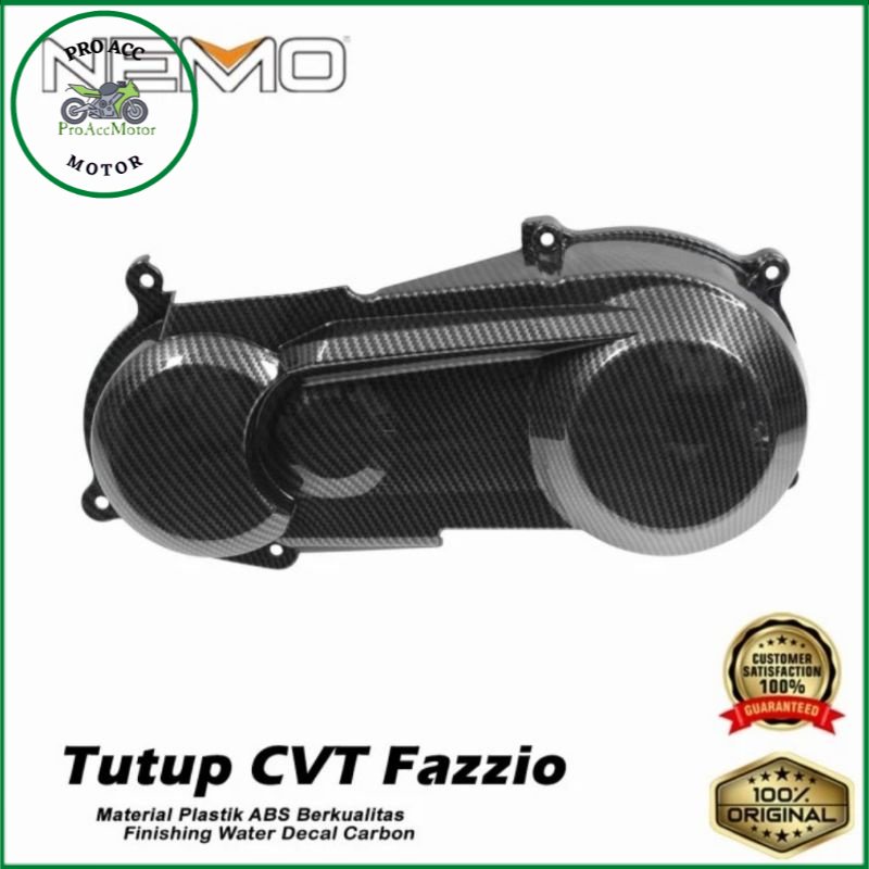 Cover Tutup CVT yamaha FAZZIO Carbon NEMO (bisa cod)