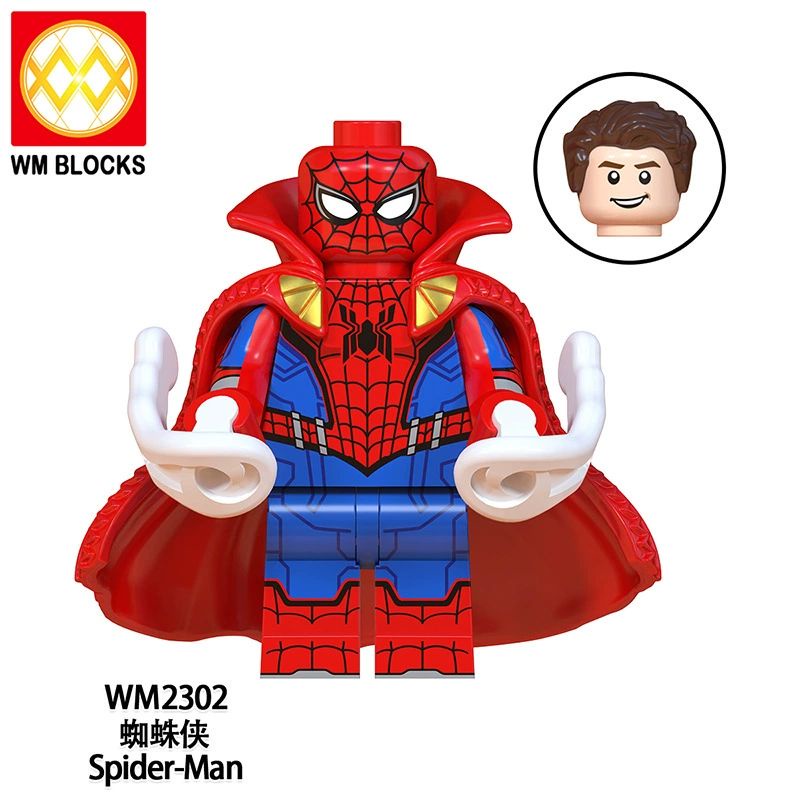 Mainan Anak Lego Iron Man Minifigure Murah WM6063 Ironman Minifigures Marvel Avengers Bricks Figure doctor strange wasp antman warmachine scarlet witch thor superman-Spiderman WM2302