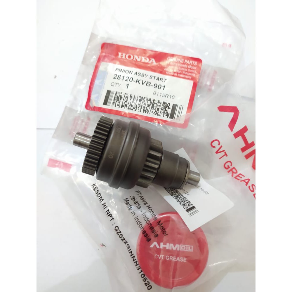 Granat gigi gear pinion stater starter Assy Vario 110 fi  karbu beat fi Scoopy fi Esp spac