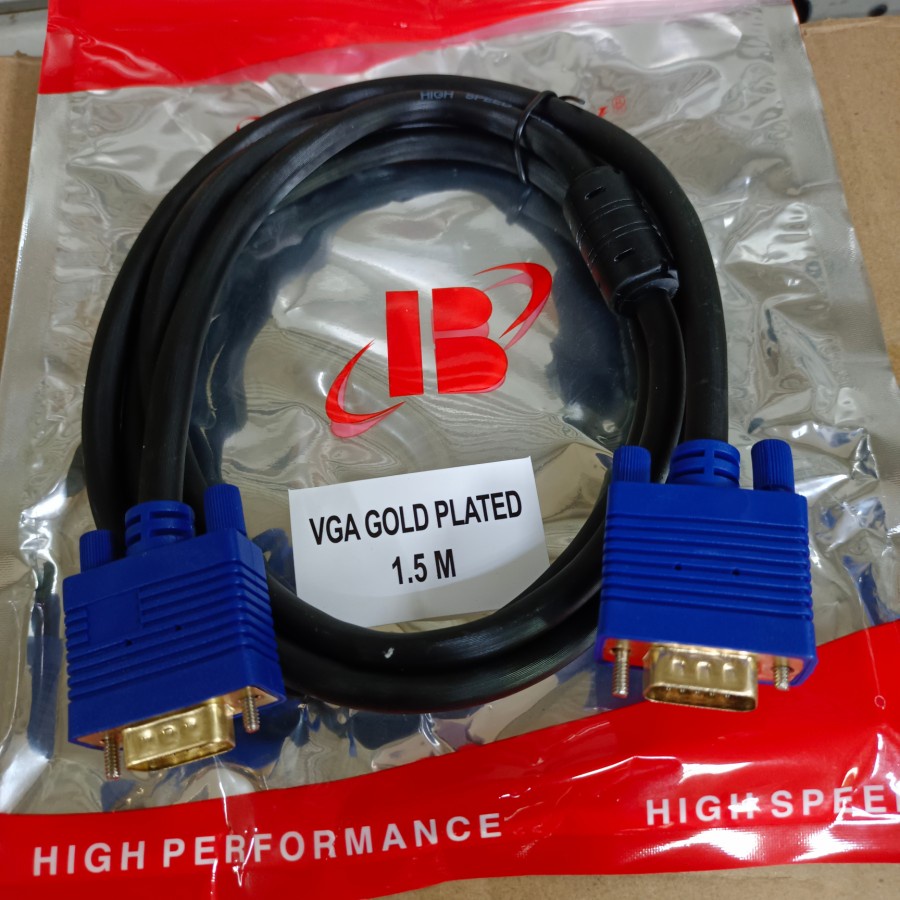 Bestlink Kabel VGA 1.5Meter Gold Plate