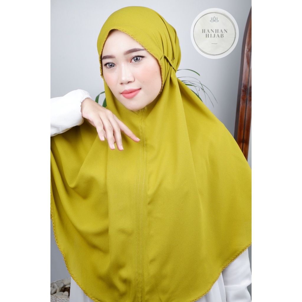 𝗛𝗮𝗻𝗵𝗮𝗻 𝗛𝗶𝗷𝗮𝗯 - Daily Bergo Picot Syari/Jumbo/XL (Hijab Instan Diamond)