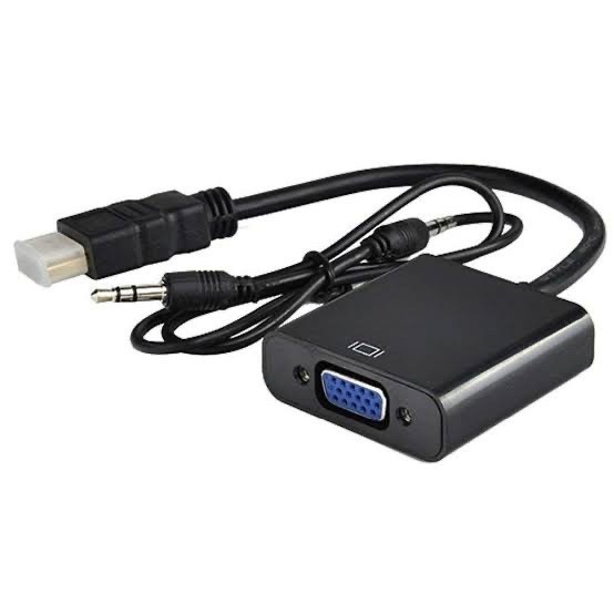 CONVERTER HDMI TO VGA + AUDIO / HDMI TO VGA WITH AUDIO