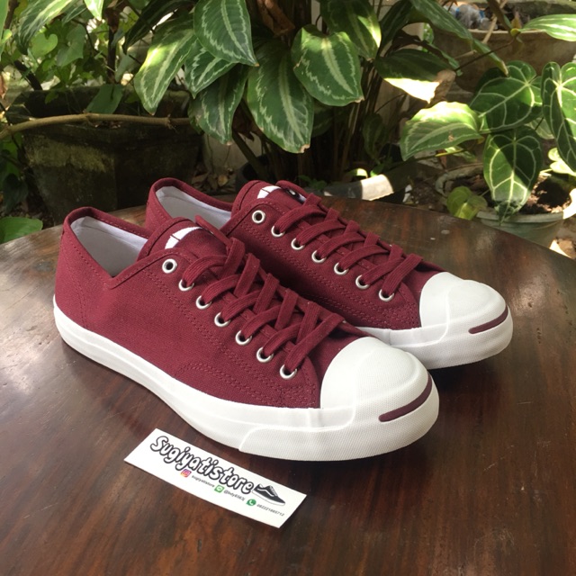 converse jack purcell maroon