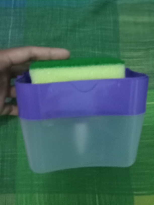 Tempat Sabun Cuci Piring Cairan Busa Sponge Soap Pump Sponge