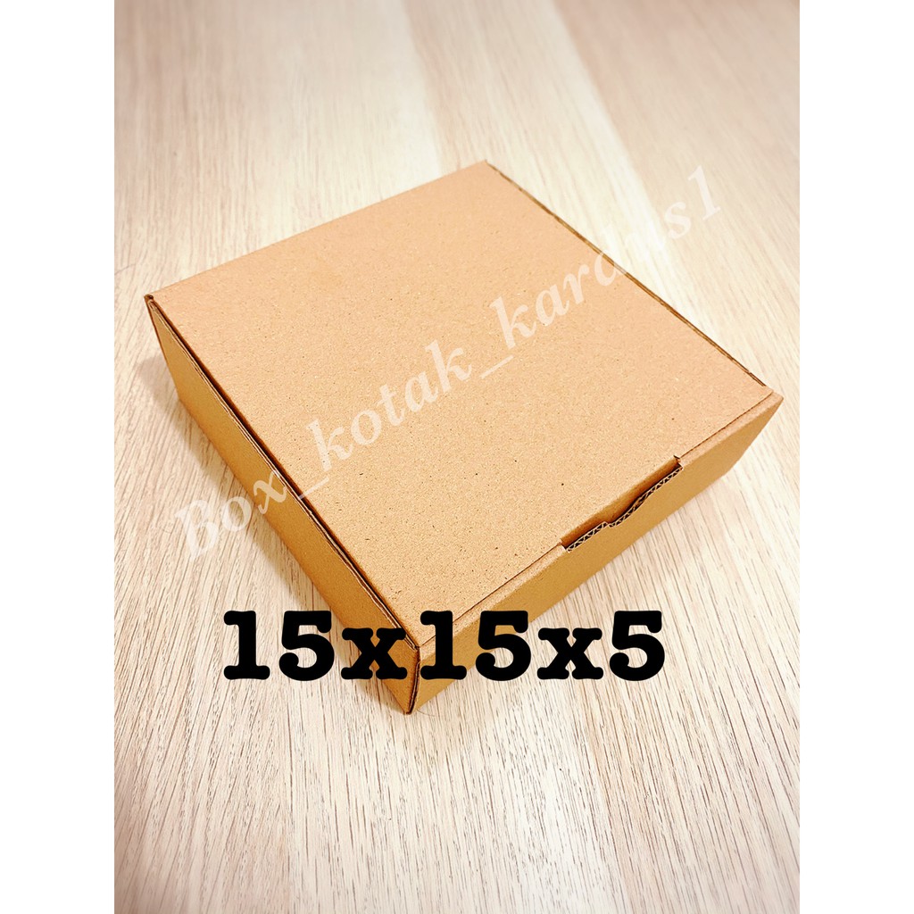 

box kotak kardus karton 15x15x5 kotak pizza box souvenir tempat baju box makanan