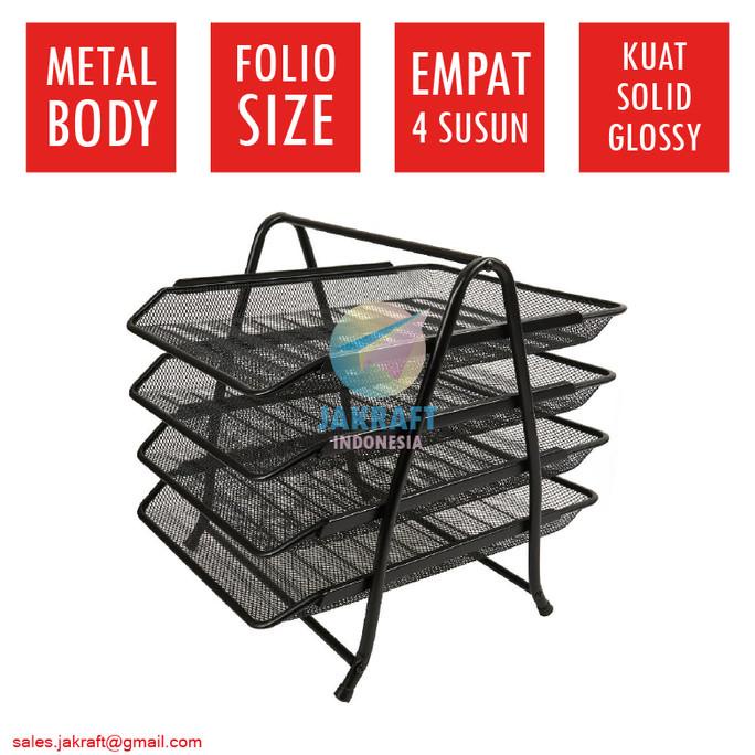 

Office & Stationery | Document Organizer | Letter Document Tray Besi 4 Empat Susun Tingkat Tier Joyko Dt-31 Rakit | Best Seller