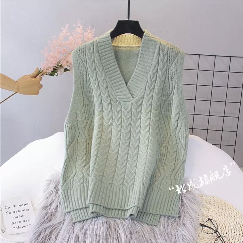 Premium Vest Knit Impor, Rompi Rajut Premium