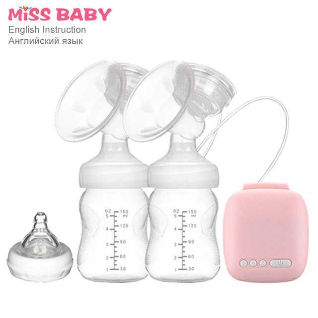 Double Milk Breast Pump Baby Pompa ASI Bayi Elektrik Otomatis