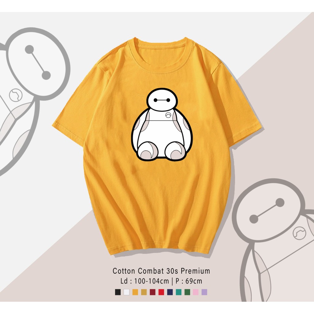 BAYMAX / TERMURAH / PREMIUM BAJU KAOS  / T-SHIRT / KATUN LENGAN PENDEK / TUMBLR TEE