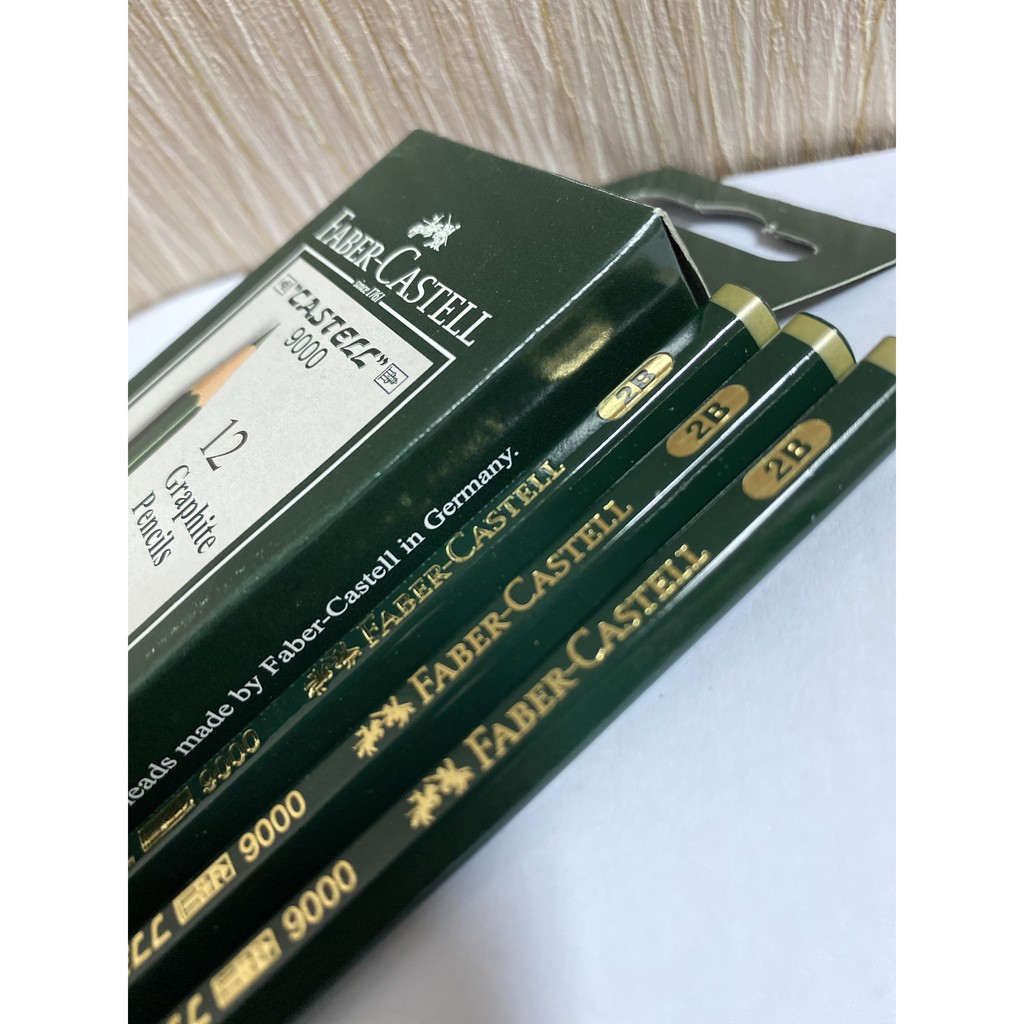 

FABER CASTELL Pencil Wooden 9000 2B