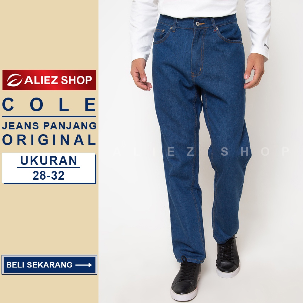 COLE Celana Panjang Jeans Casual Pria Original Branded