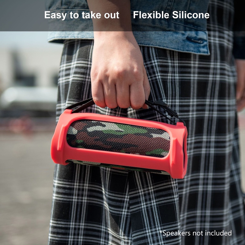 Bt Penutup Silikon Lembut Portable Travel Membawa Untuk Case Untuk Flip5 Speake Wireless