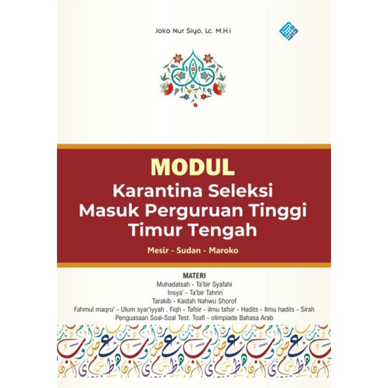 

MODUL MATERI ( seleksi perguruan tinggi timur tengah )