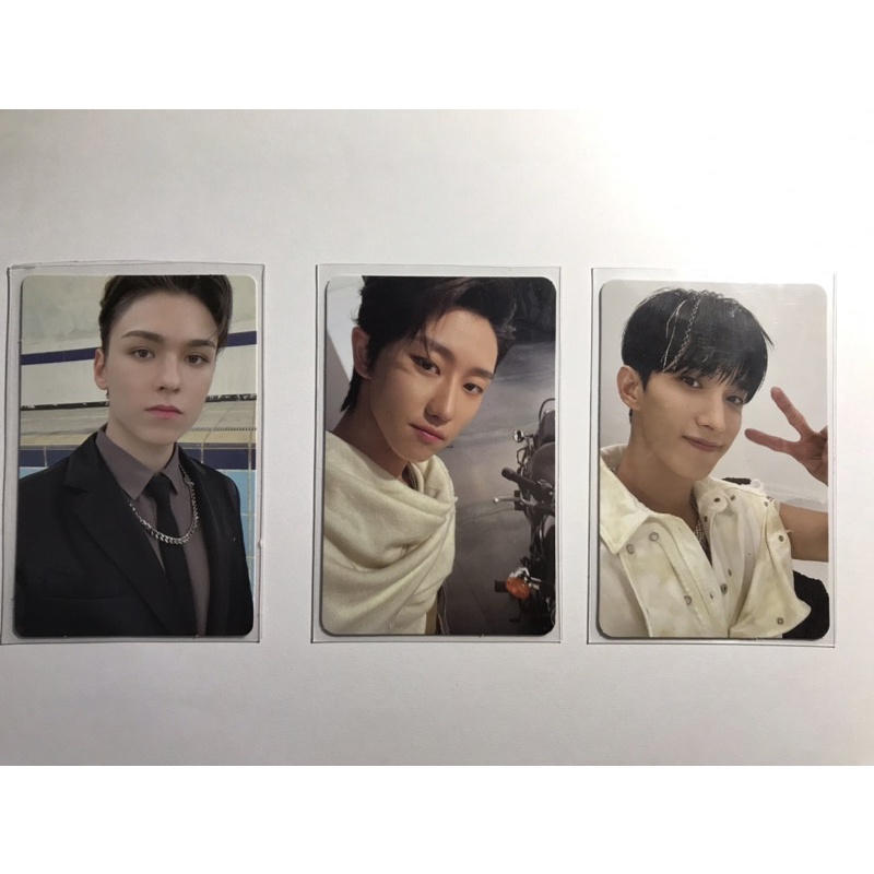 pc photocard seventeen vernon the8 dk face the sun pioneer attacca op 3