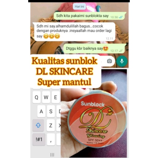 KRIM SIANG FOUNDATION TABIR SURYA SINAR UV DL SKINCARE SPF 50